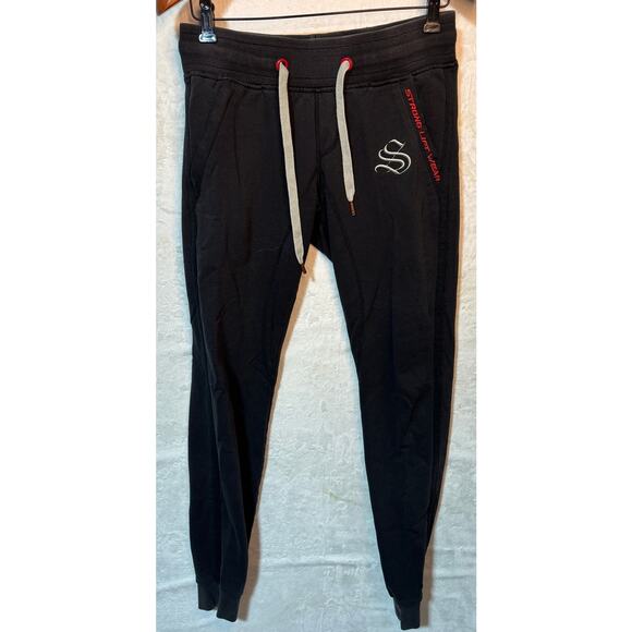 STRONG LIFT WEAR Mens S WEIGHT LIFTING Training GYM Warm-Up SWEAT PANTS Jogger - Picture 1 of 12
